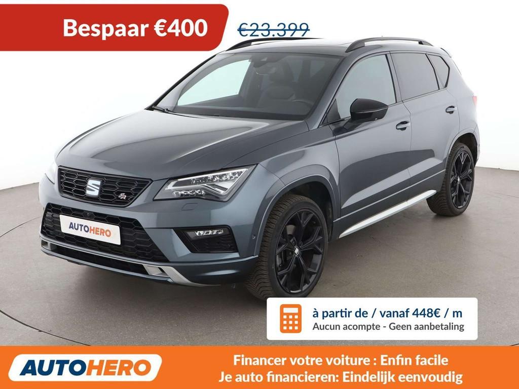 SEAT Ateca 2.0 TSI FR 4Drive (année de construction 2020), Autos, Cuir, Argent ou Gris, Achat, Euro 6