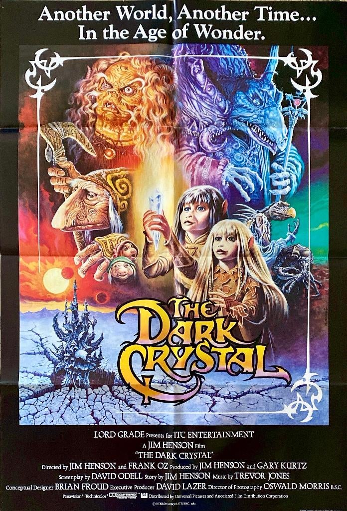 Originele Engelse „Dark Crystal” poster, Rechthoekig Staand, Deurposter of groter, Ophalen of Verzenden, Zo goed als nieuw