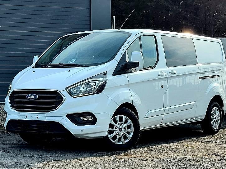 Ford Transit Custom**Automaat**Limited Edition**6 Plaatsen**, Auto's, 4 cilinders, Wit, Diesel, 6 zetels