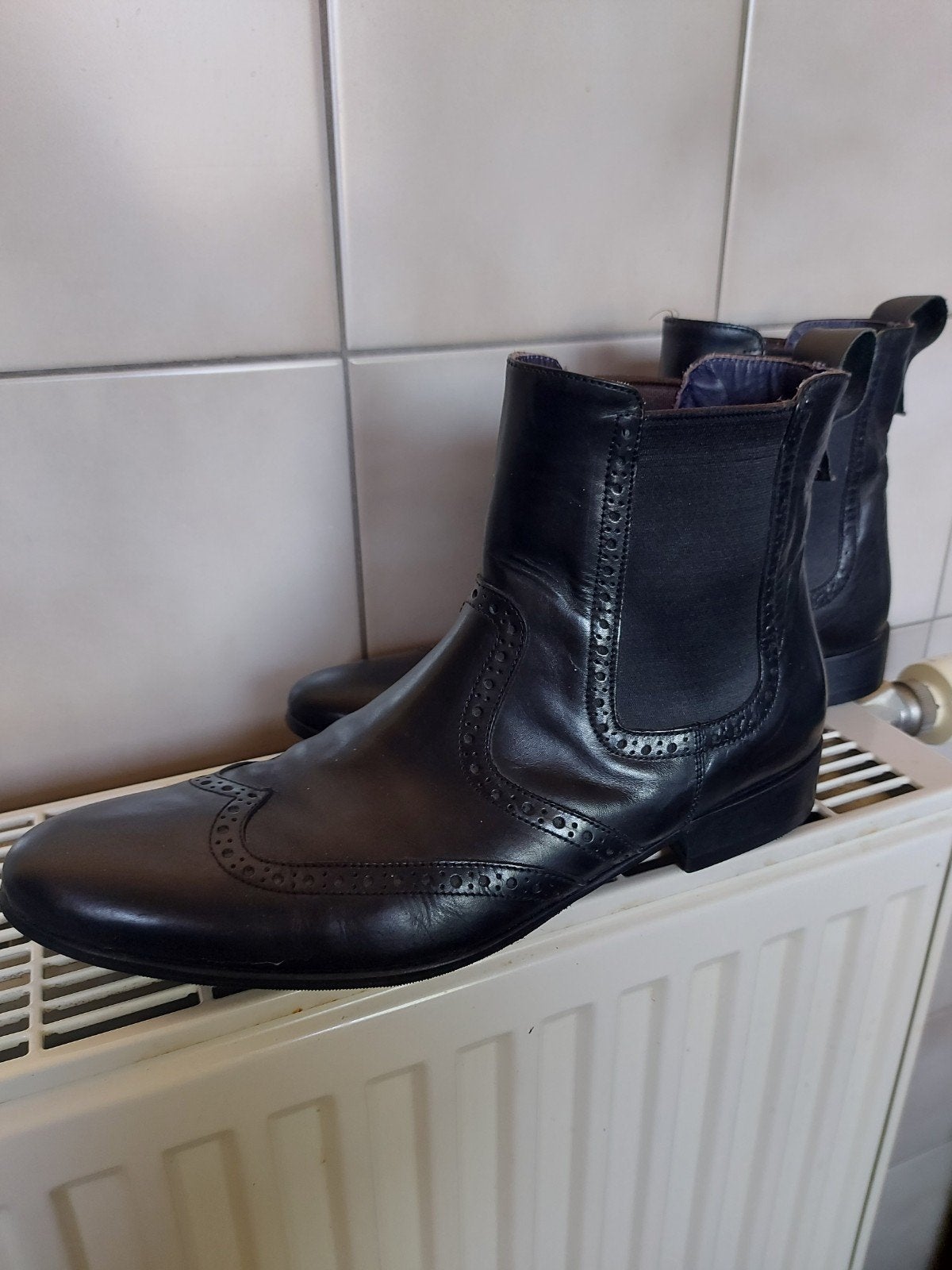 Heren laarzen, Ophalen