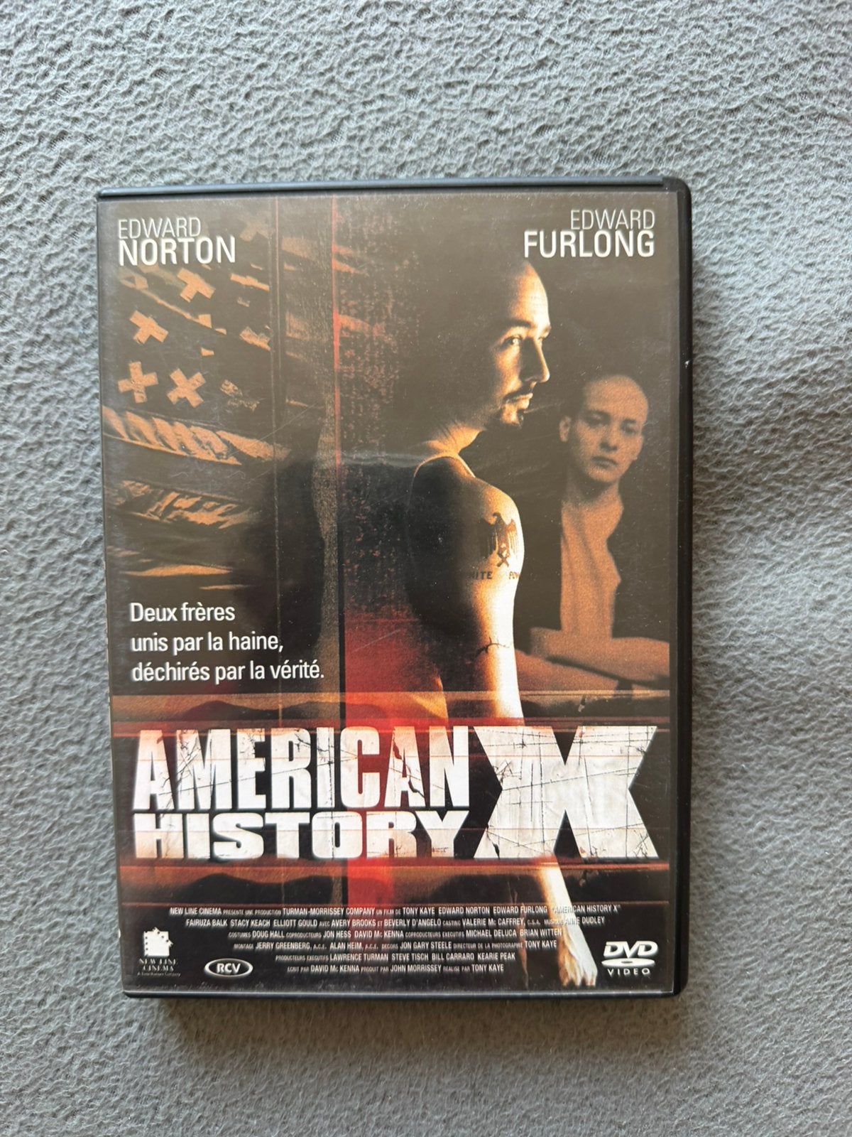 Dvd - American History X, Cd's en Dvd's, Dvd's | Overige Dvd's, Zo goed als nieuw, Ophalen