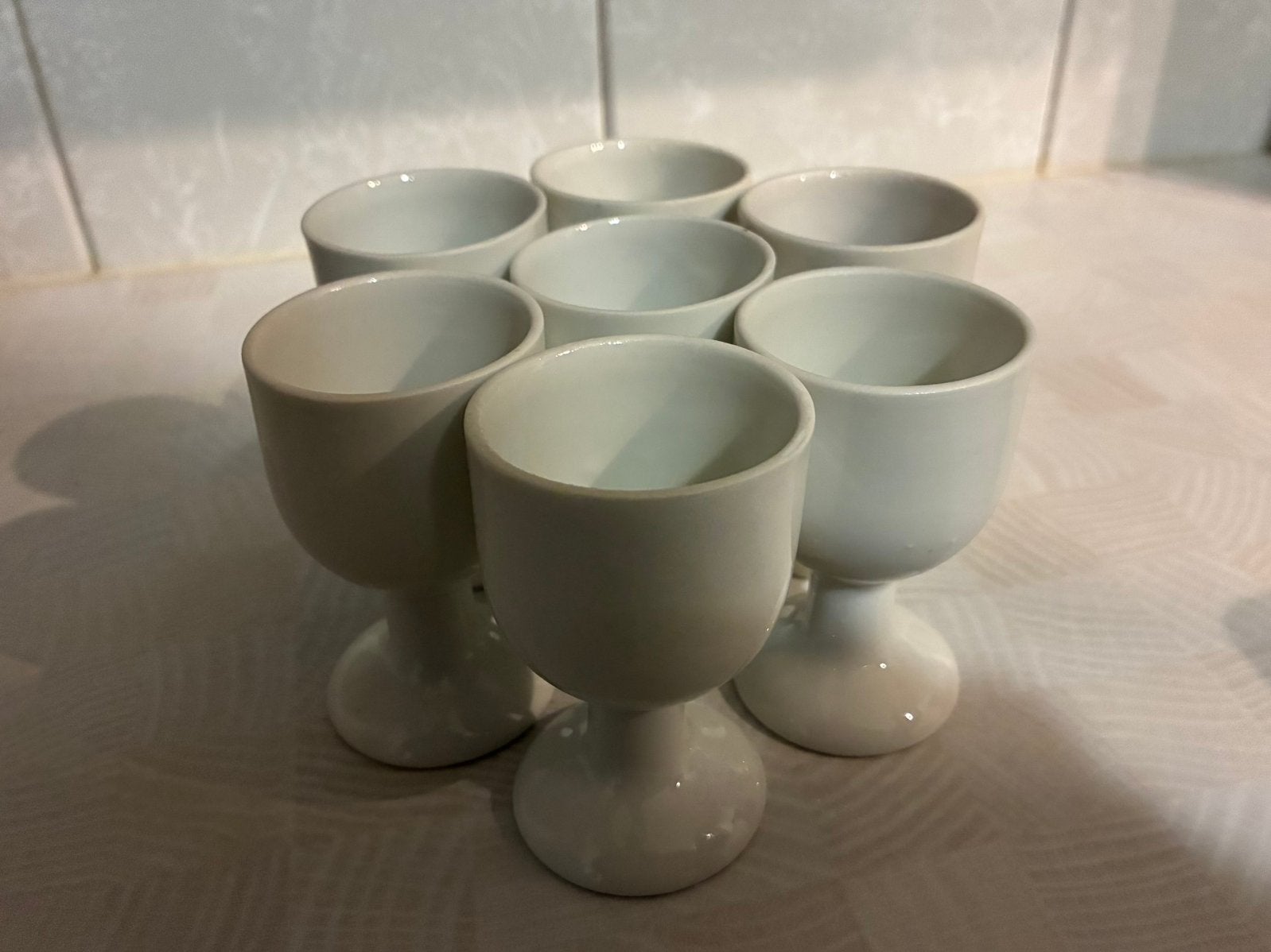 Eierdopjes / 7 stuks, Ophalen, Nieuw