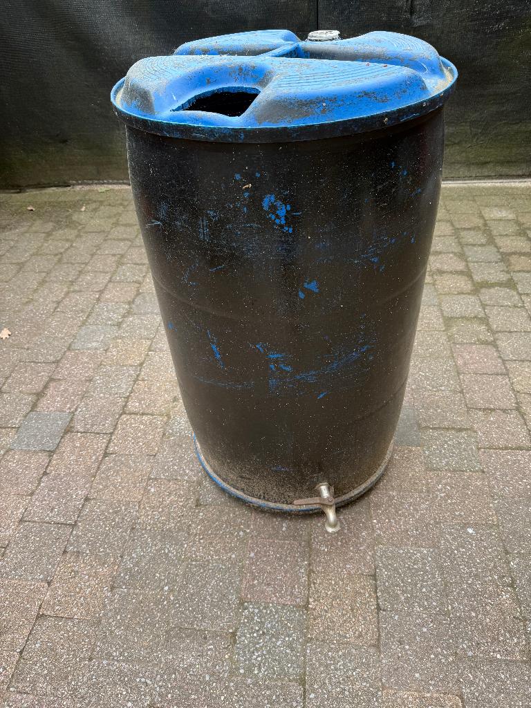 Regenton, Tuin en Terras, Ophalen, Kunststof, Gebruikt, Met kraantje