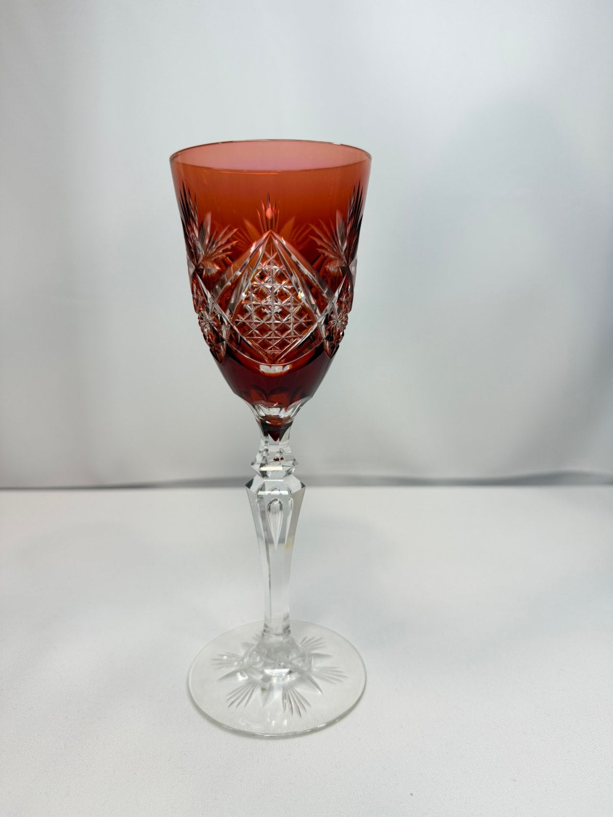 Val Saint Lambert Saarlouis wijnglas, Antiek en Kunst, Ophalen