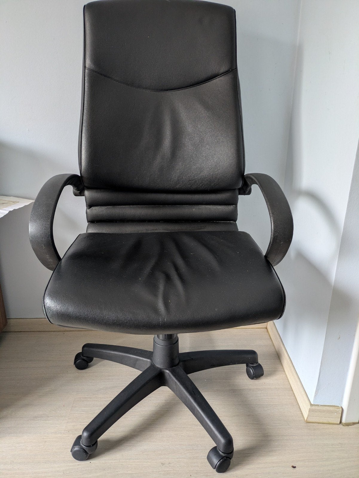 Chaise de bureau/chaise d'ordinateur noire - Bon état, Enlèvement, Chaise de bureau