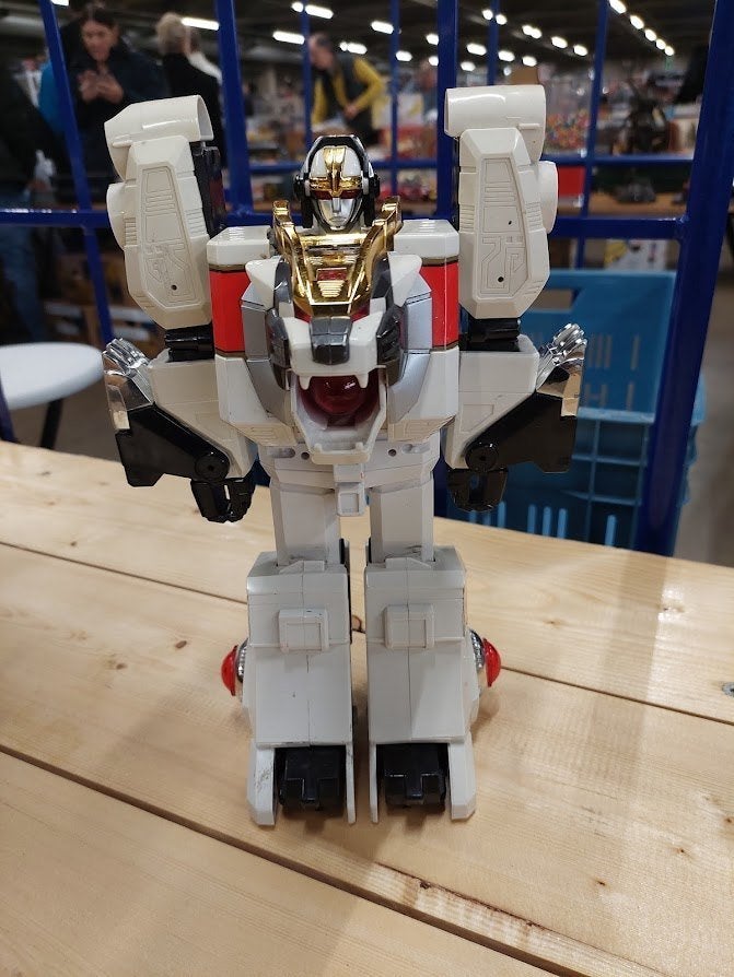 Power Ranger Mighty Morphin White, Bandai uit 1994, Ophalen of Verzenden, Gebruikt