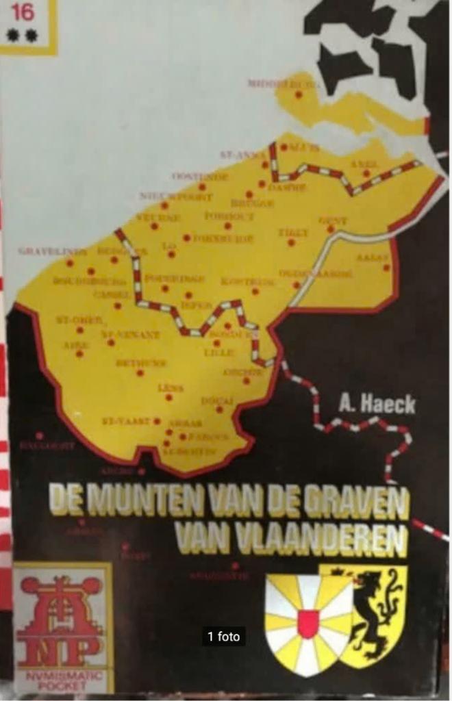 De munten van De Graven van Vlaanderen nr. 16, Ophalen of Verzenden