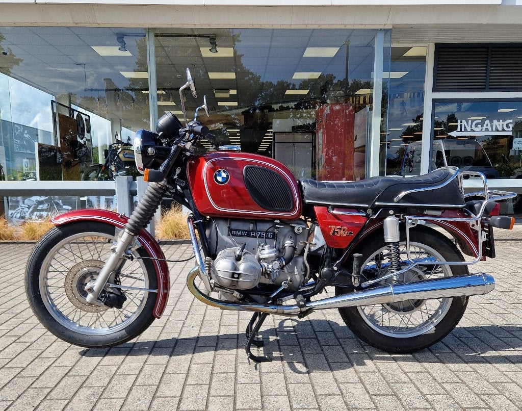 BMW R75/6 - Prachtige oldtimer, 750 cc, Cardan-aandrijving, 2 cilinders, Motorrijbewijs A