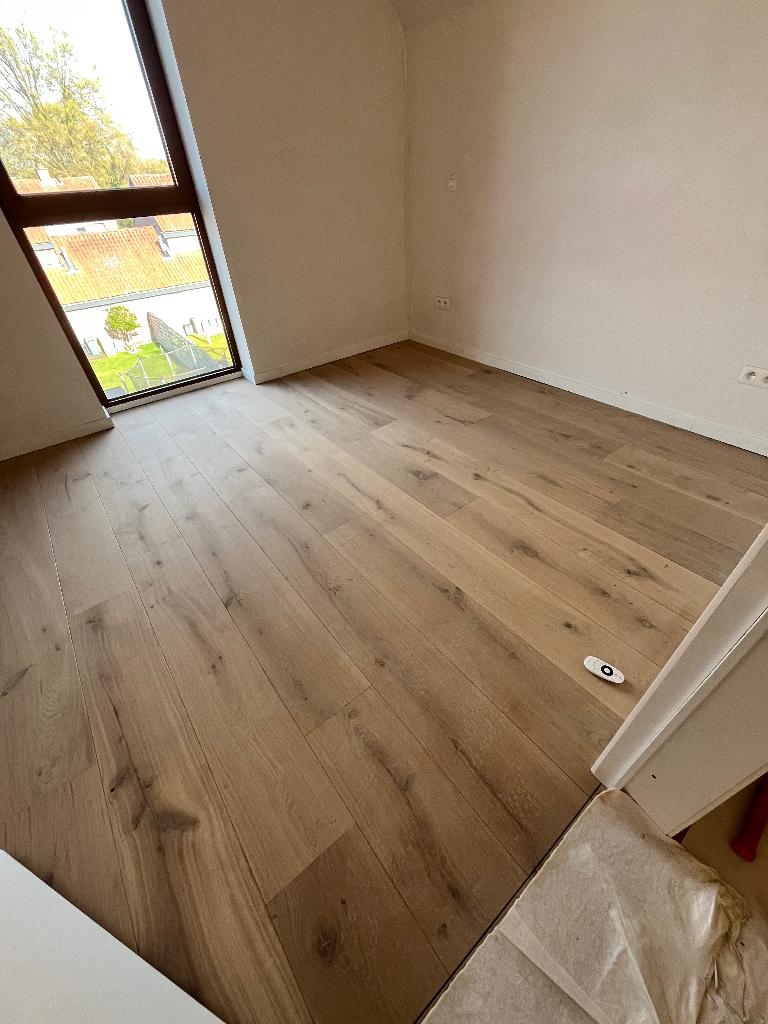Eiken parket (samengesteld) 235mm breed, Doe-het-zelf en Bouw, Hout en Planken, Zo goed als nieuw, Plank, Eiken, Minder dan 200 cm