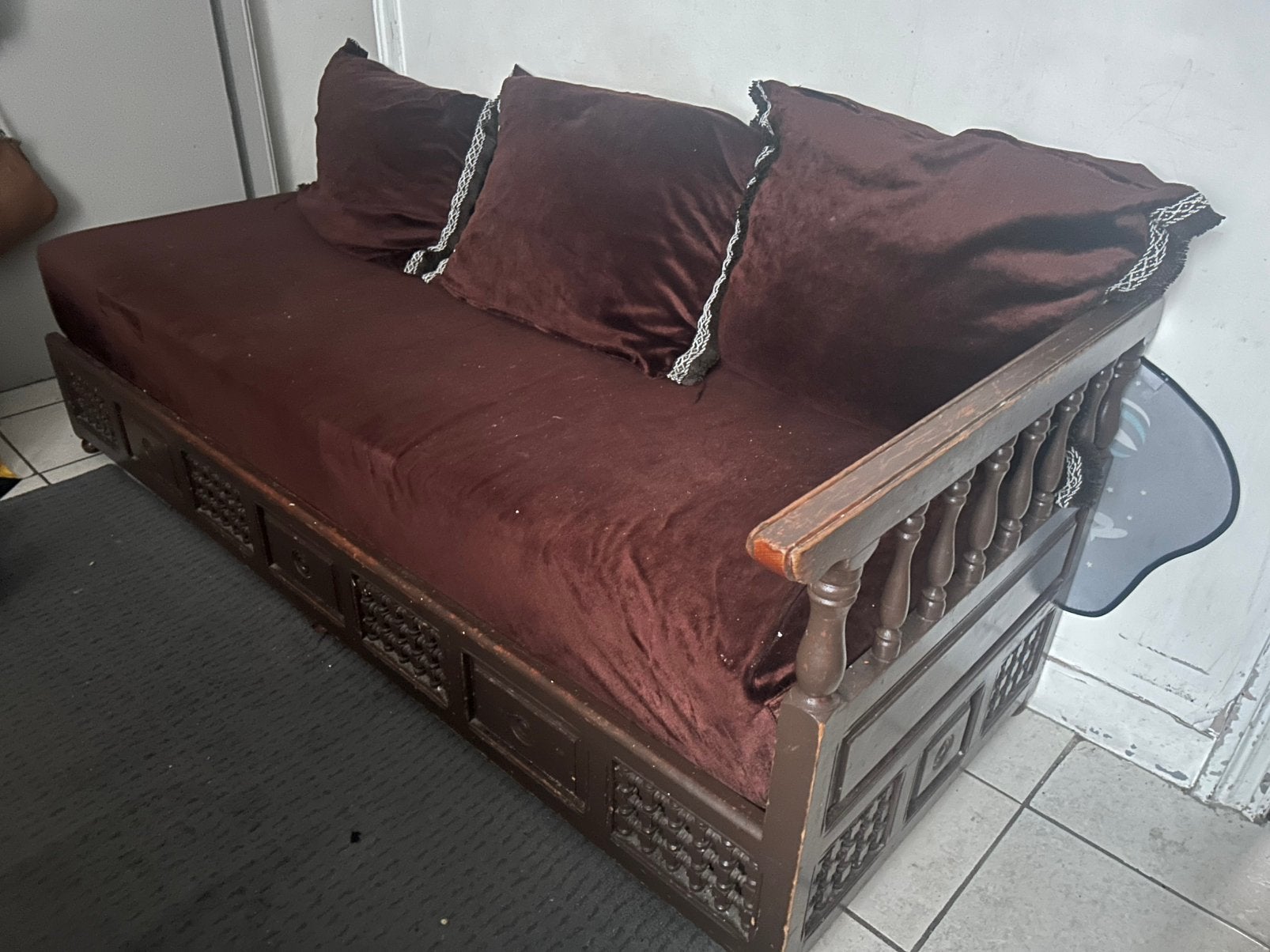 Marokkaanse salon met tafel, Ophalen of Verzenden, Zo goed als nieuw