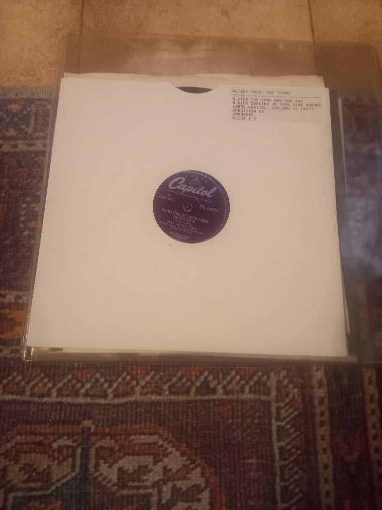 4 Lp's 10 van Nat King Cole, Cd's en Dvd's, Ophalen of Verzenden, Gebruikt, 10 inch, Jazz