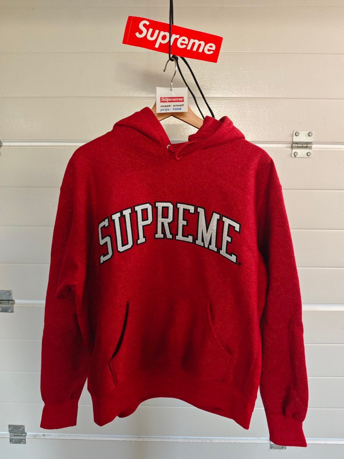 Supreme, rood maat small, nieuw, hoodie, Kleding | Heren, Ophalen, Rood