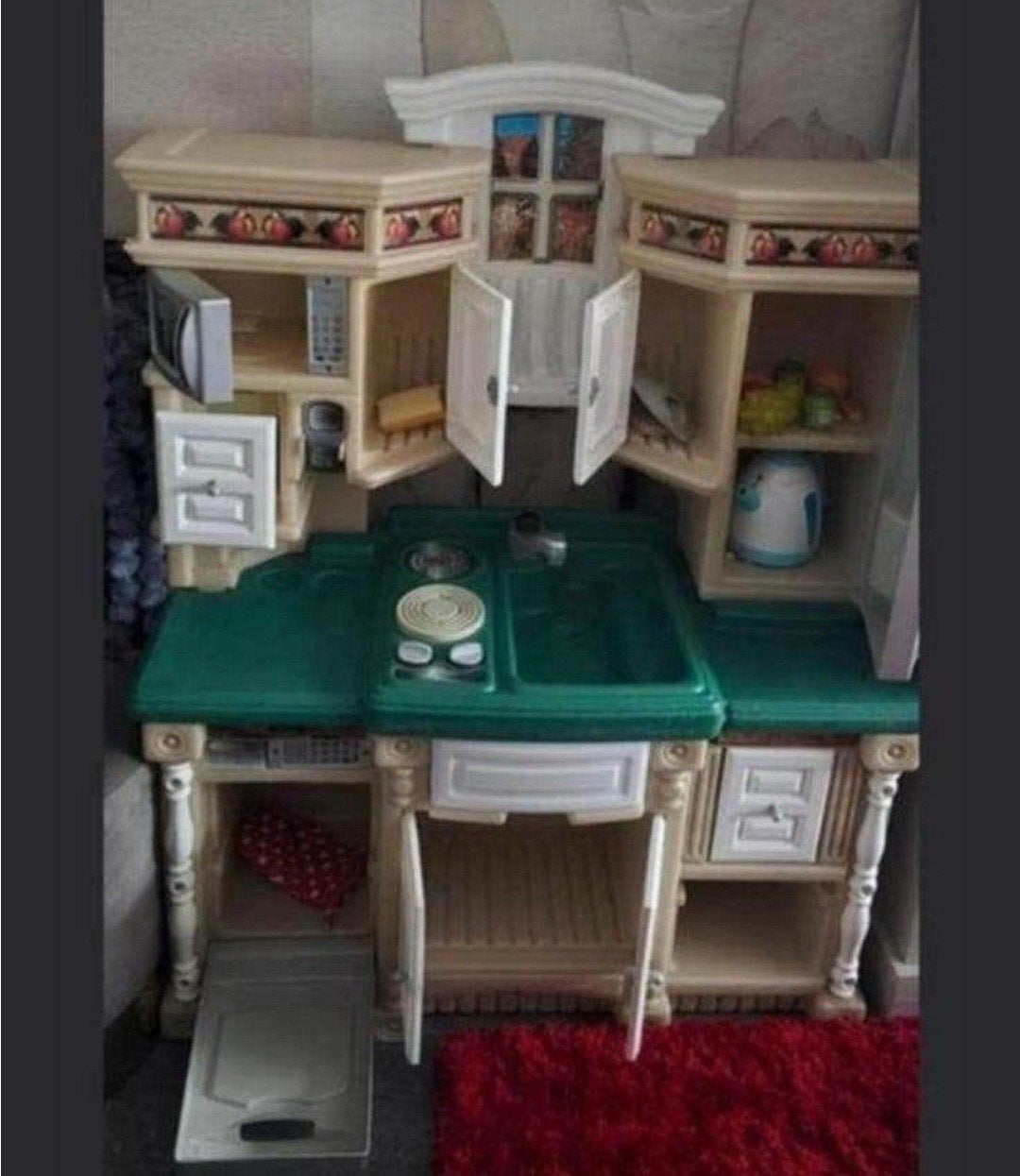 kitchenette pour enfants, Enlèvement
