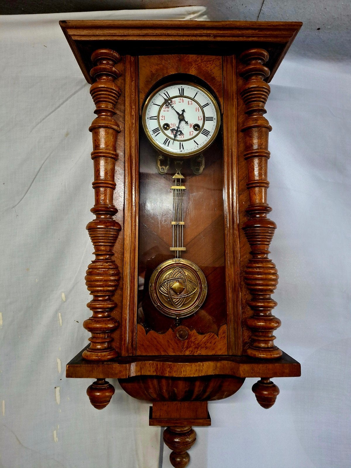 oude wandklok, Ophalen, Wandklok