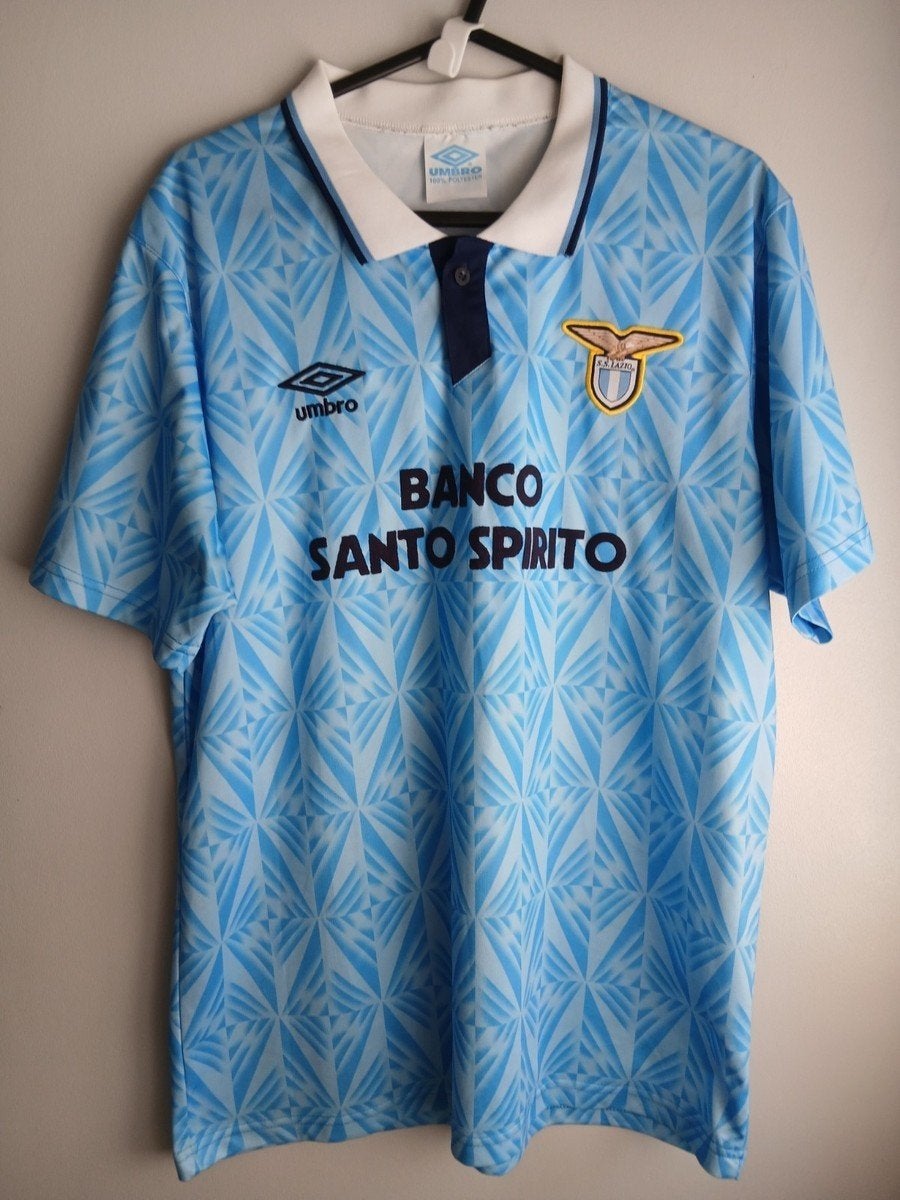 Lazio Roma Voetbal Thuisshirt Orgineel 1991, Enlèvement ou Envoi