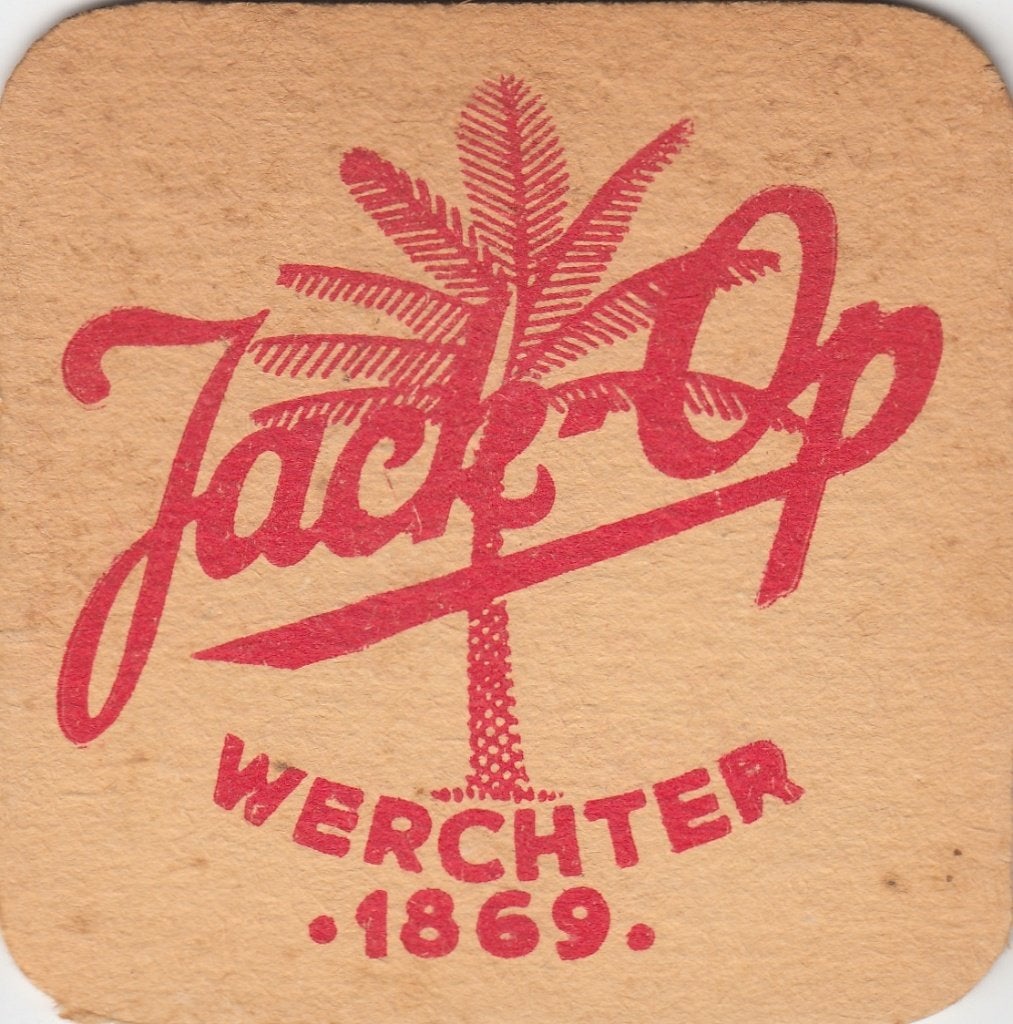 Oud bierviltje Br. Jack-Op Werchter, Ophalen of Verzenden, Viltje(s)