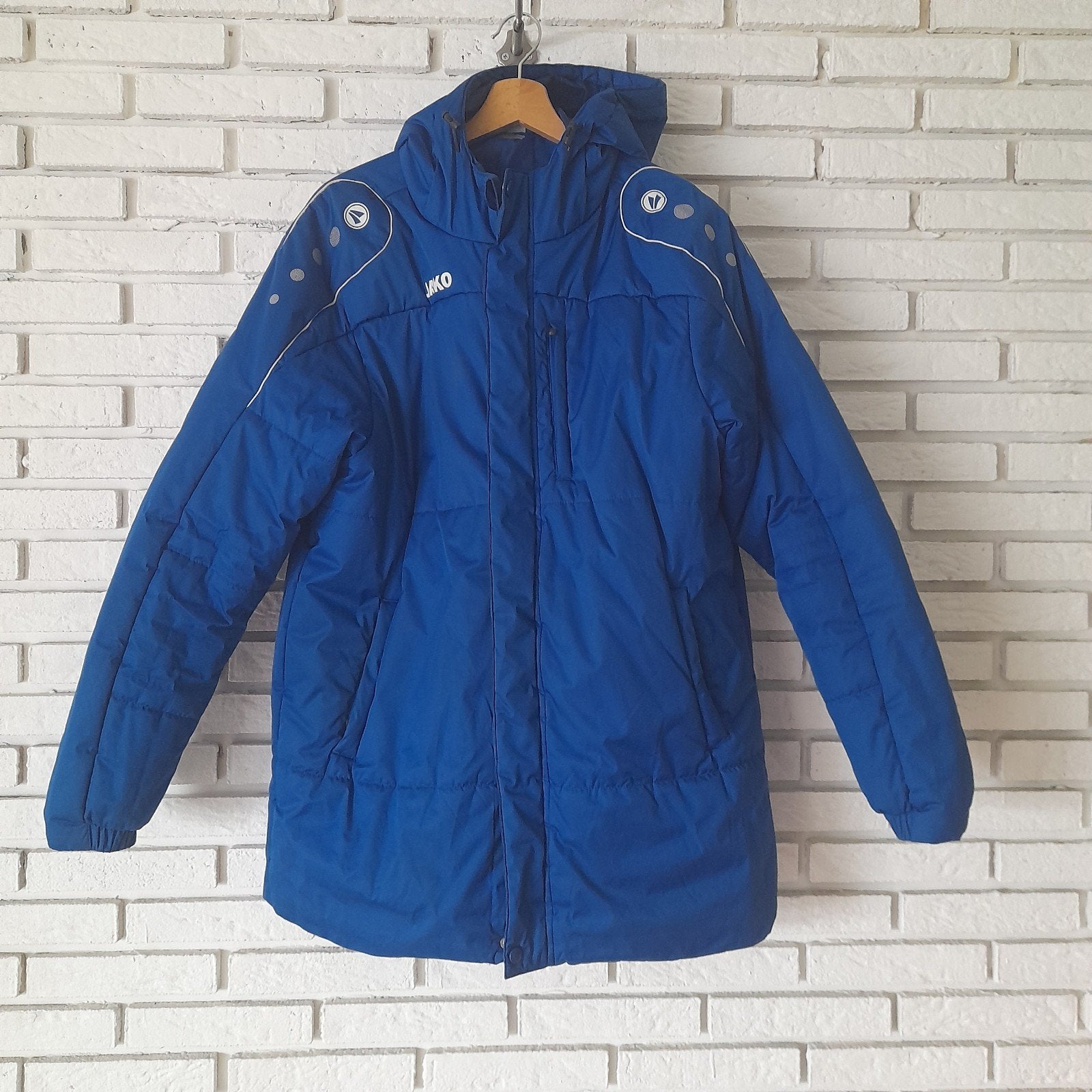 blauwe winterjas - Jako - L, Maat 52/54 (L), Blauw, Ophalen of Verzenden, Zo goed als nieuw