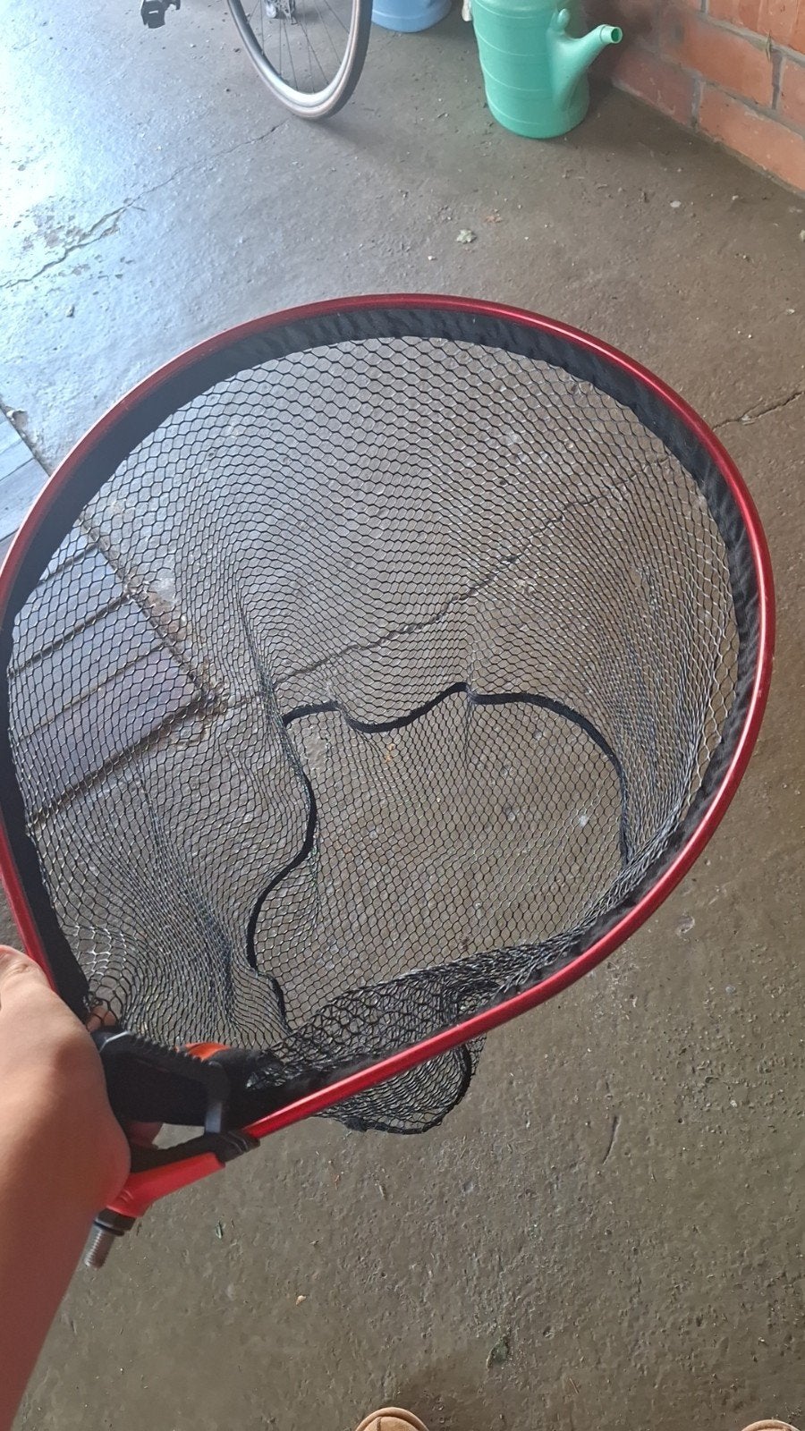 Vis net, Ophalen