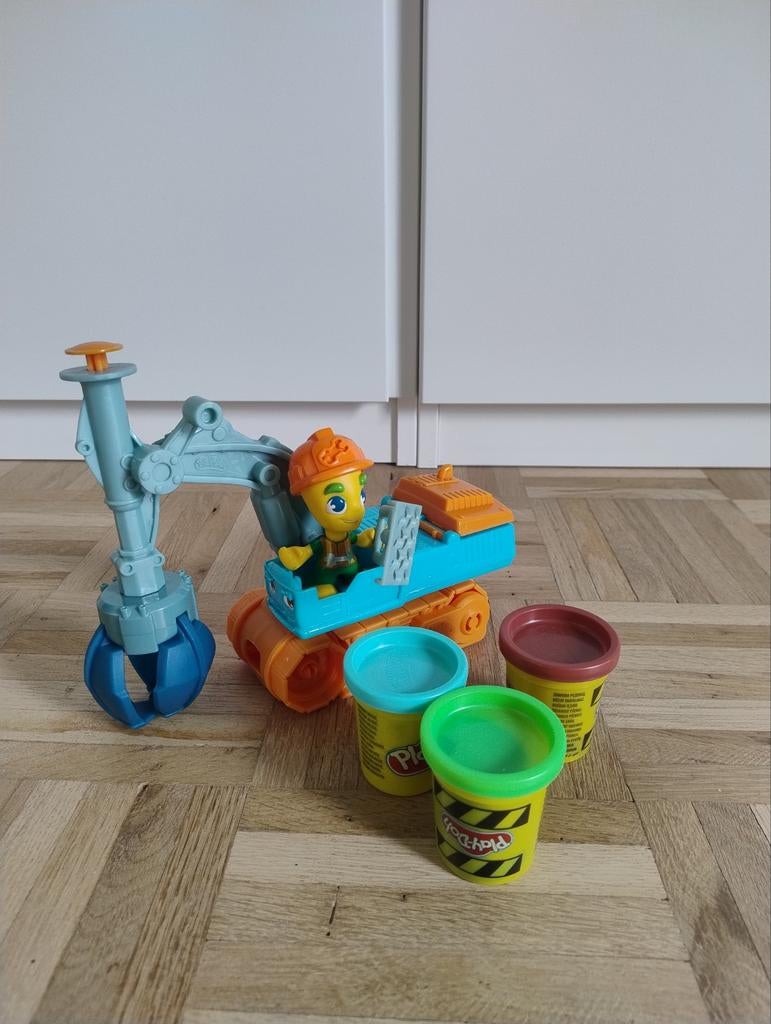 Gloednieuwe Play-Doh set met bouwkraan en werkman, Kinderen en Baby's, Speelgoed | Educatief en Creatief, Ophalen of Verzenden