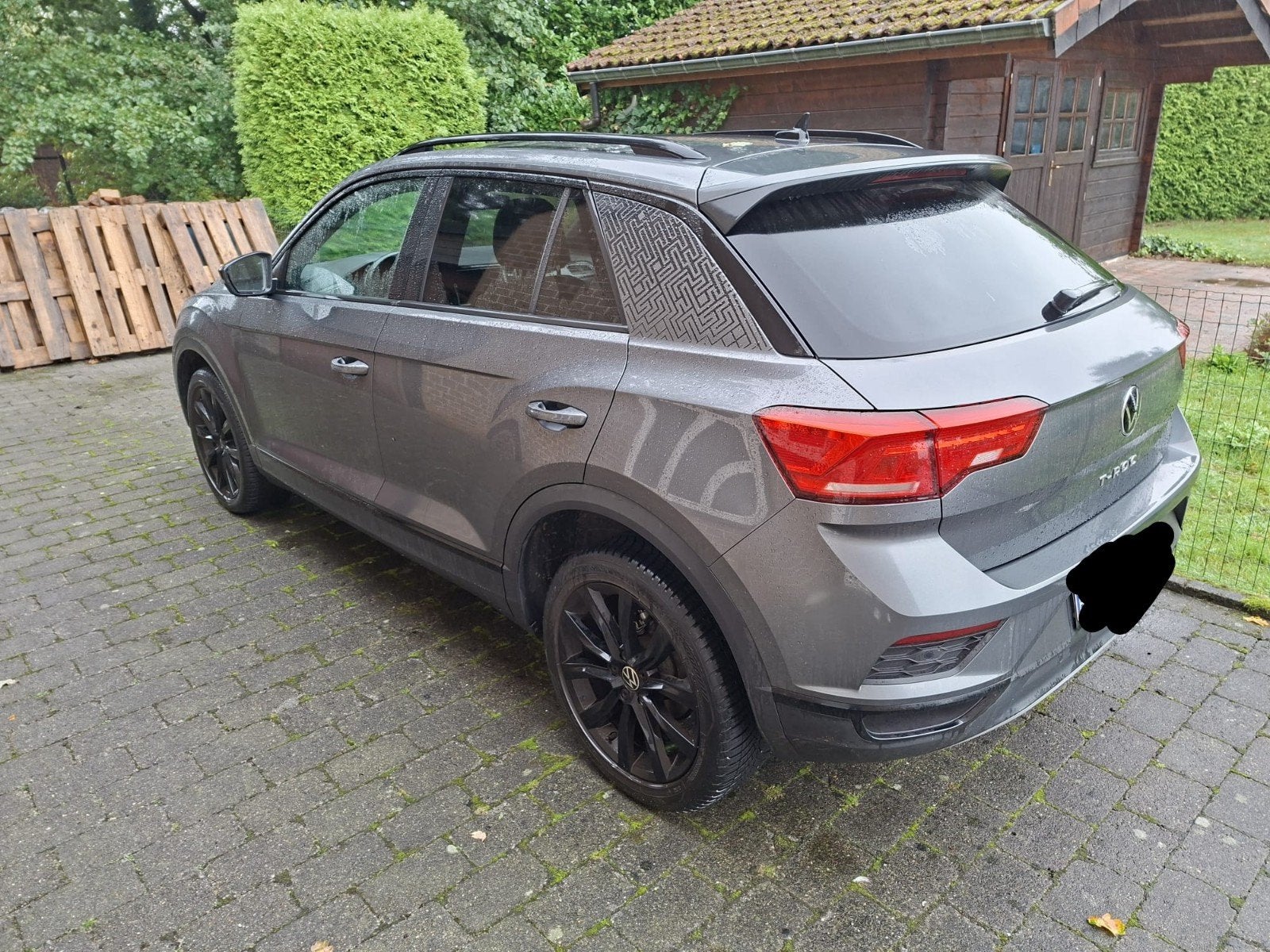 Volkswagen T-roc 2021- blackpack- 18" zwarte velgen, Auto's, Handgeschakeld, Particulier, SUV of Terreinwagen, Zilver of Grijs