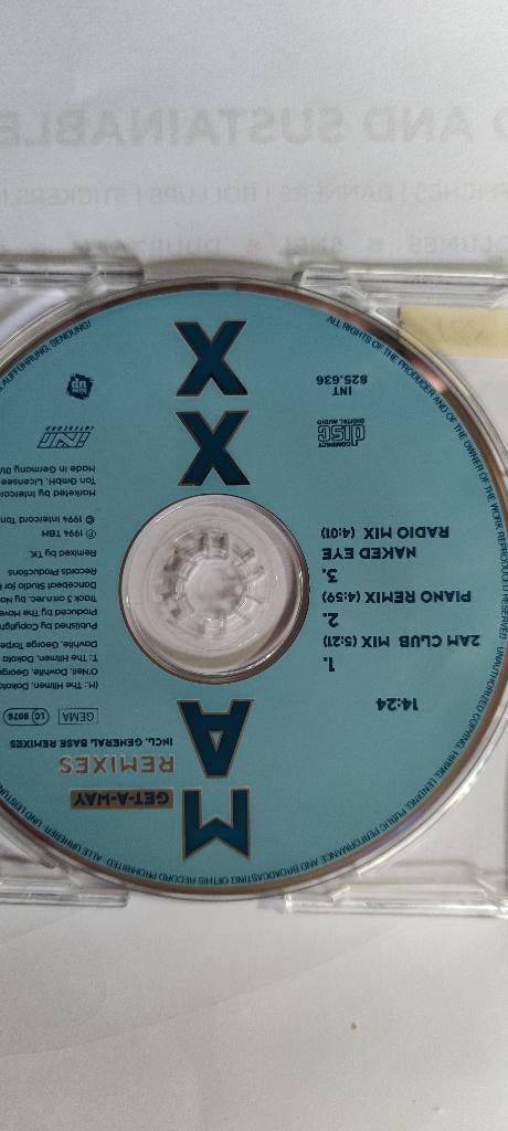 Maxx Get-a-way remixes maxi cd, CD & DVD, CD Singles, Enlèvement ou Envoi, Utilisé, Dance, Maxi-single