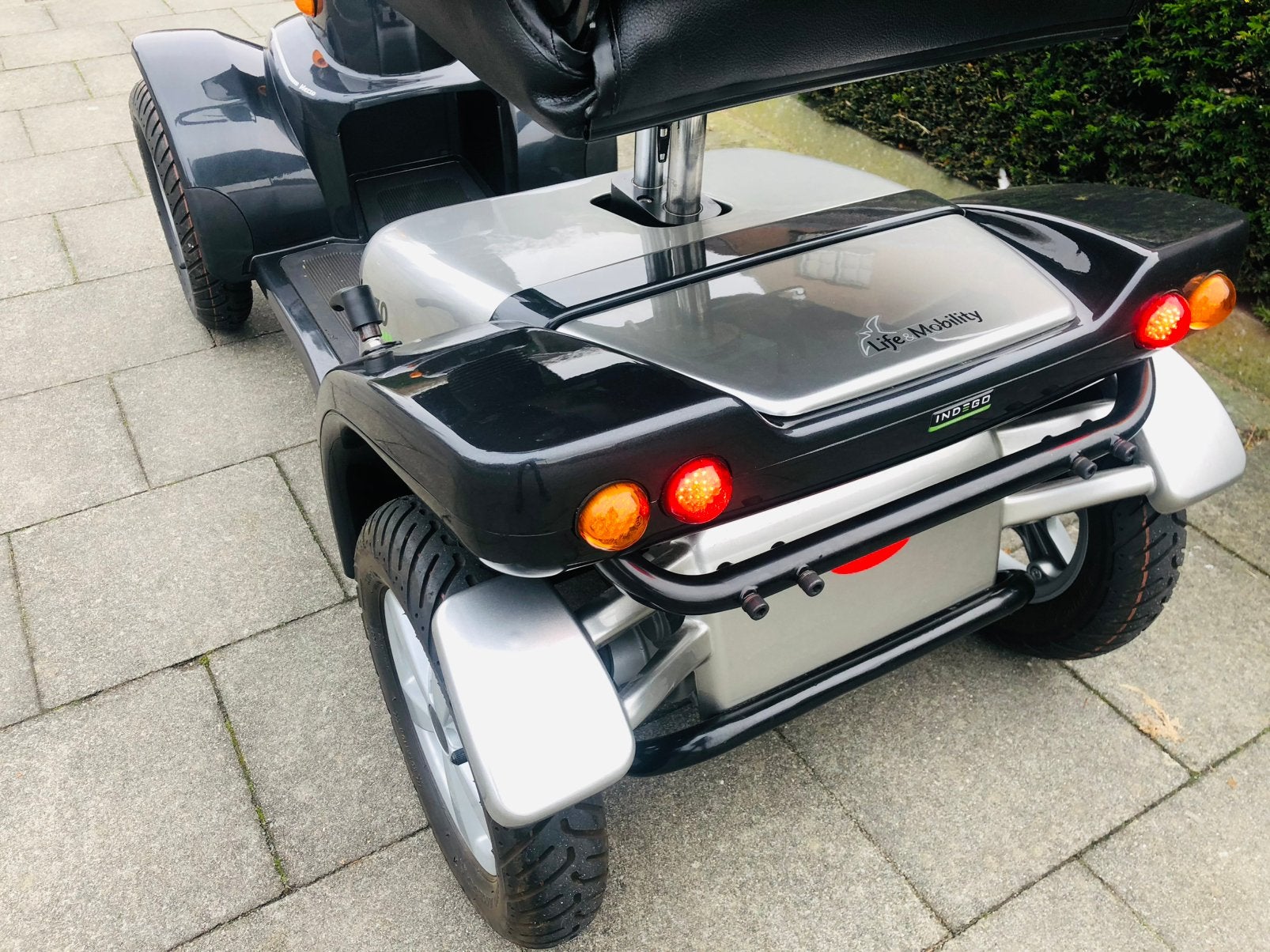 Voiturette électrique L & M Mezzo 4 Scootmobiel état neuf, Enlèvement ou Envoi, Pliant, Comme neuf, Fauteuil roulant électrique