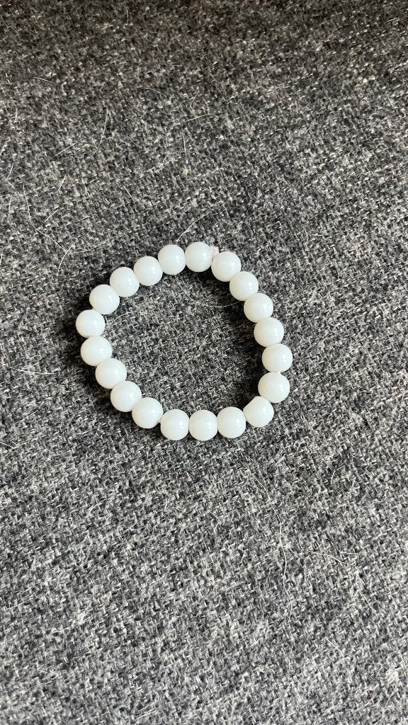 Armbandjes, Bijoux, Sacs & Beauté, Neuf, Avec bracelets à breloques ou perles, Blanc, Enlèvement