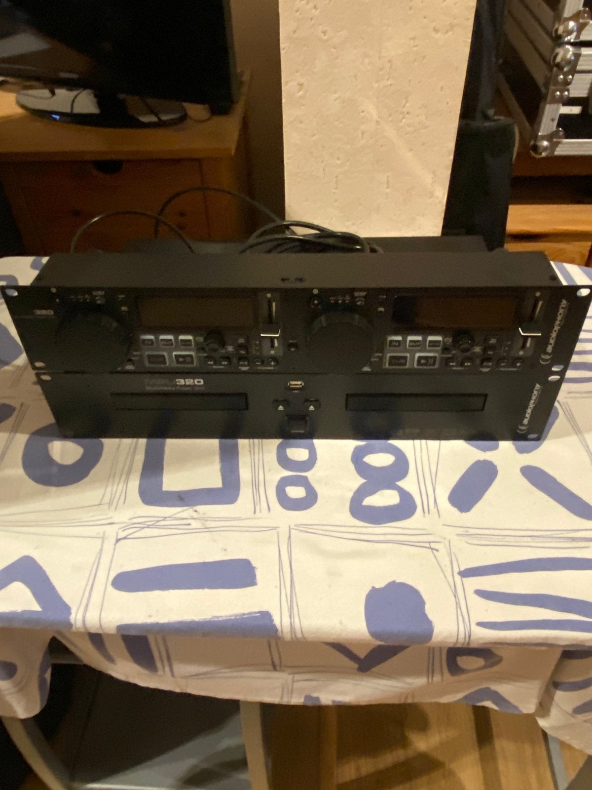 Dubbele CD/ USB speler Audiophony 320, Ophalen, Zo goed als nieuw