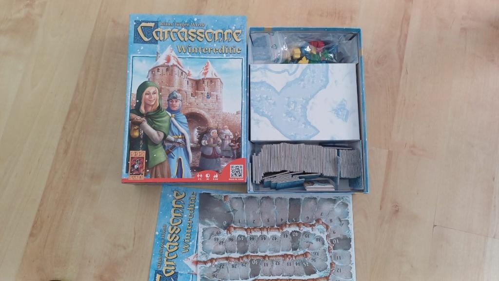 bordspel 999 Carcassonne Winter editie + peperkoekman, Hobby en Vrije tijd, Gezelschapsspellen | Bordspellen, Vijf spelers of meer