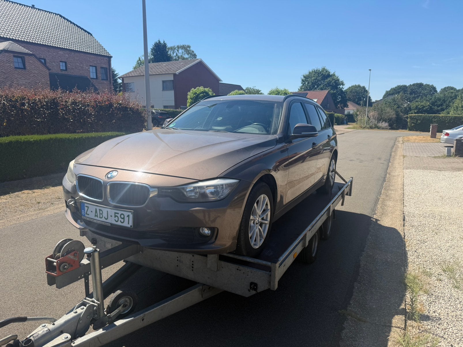 Bmw 316d f31 navigatie leder motorschade, Auto's, Euro 5, Leder, Particulier, 3 Reeks