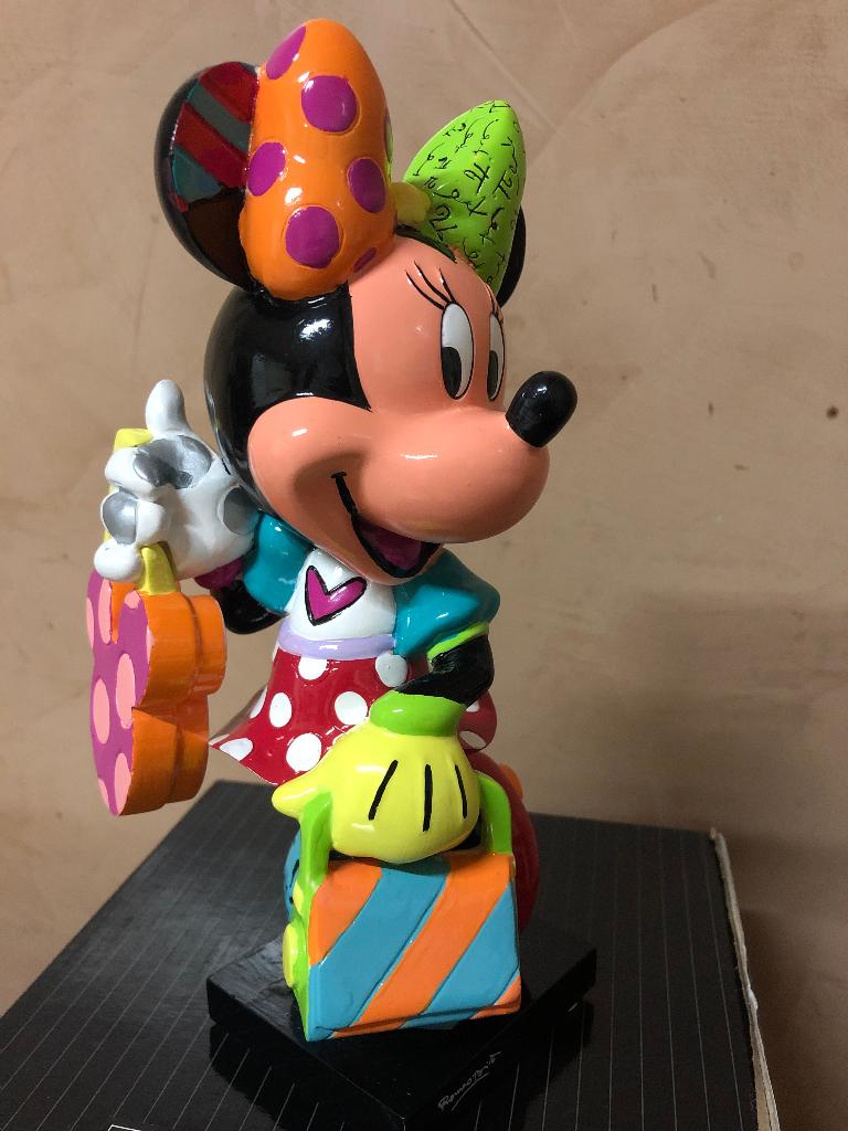 Disney Britto Minnie shopping figurine als nieuw met doos, Verzamelen, Ophalen of Verzenden, Overige figuren, Zo goed als nieuw