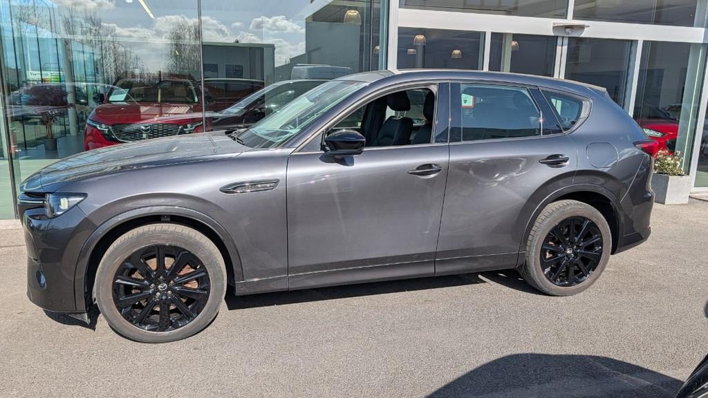 Mazda CX-60 PHEV HOMURA 327PK LEDER 4x4 automaat (bj 2023), Auto's, Mazda, Automaat, Gebruikt, 4 cilinders, Leder
