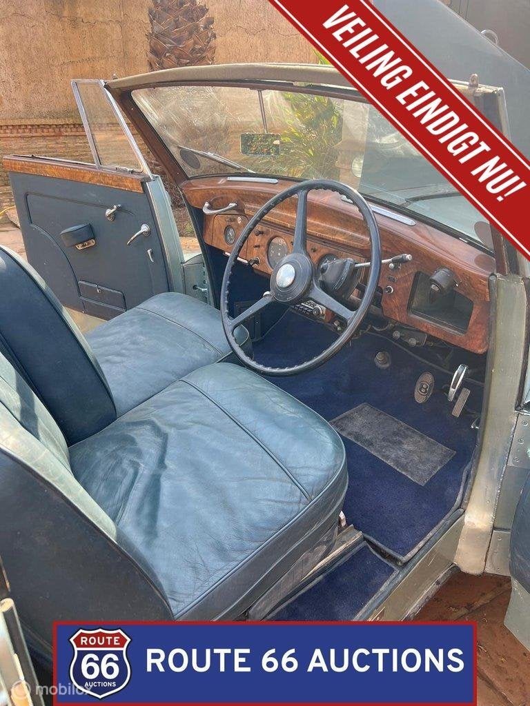 Bentley R-Type Park Ward Cabriolet | 1954 | Route 66 Auction, Auto's, Zwart, Bedrijf, Handgeschakeld, Overige carrosserie