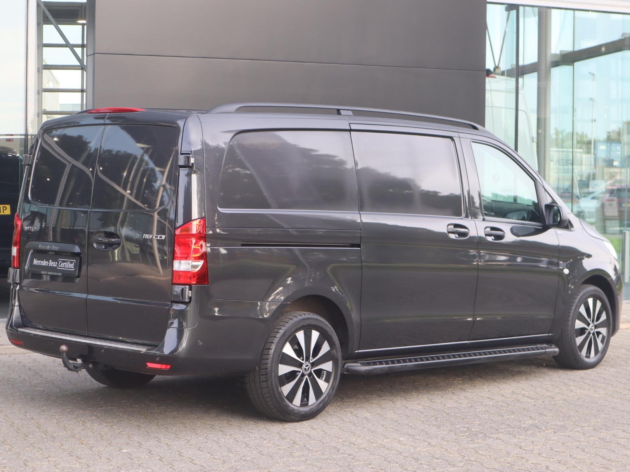 Mercedes-Benz Vito 116 CDI LANG LED LM VELGEN, Auto's, 4 deurs, 4 cilinders, 2500 kg, Zwart