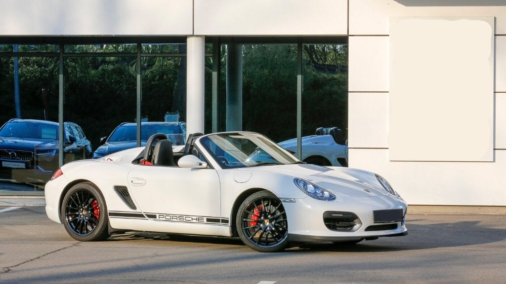 Porsche Boxter Spyder, Auto's, Automaat, Euro 5, Achterwielaandrijving, Zwart