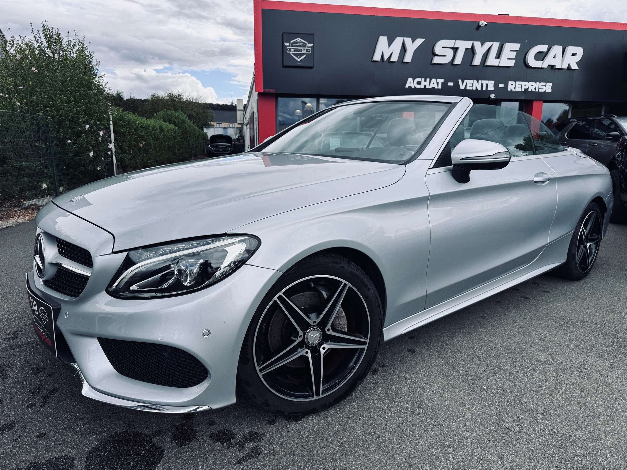 Mercedes-Benz C-Klasse 200 Cabriolet C 200 ESSENCE, PACK AMG, Autos, Cuir, Argent ou Gris, Achat, Entreprise