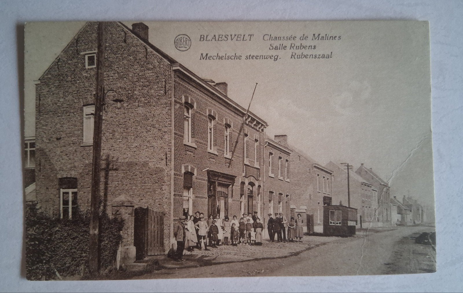 vintage Postkaart Mechelsesteenweg Blaesveld, Ophalen of Verzenden