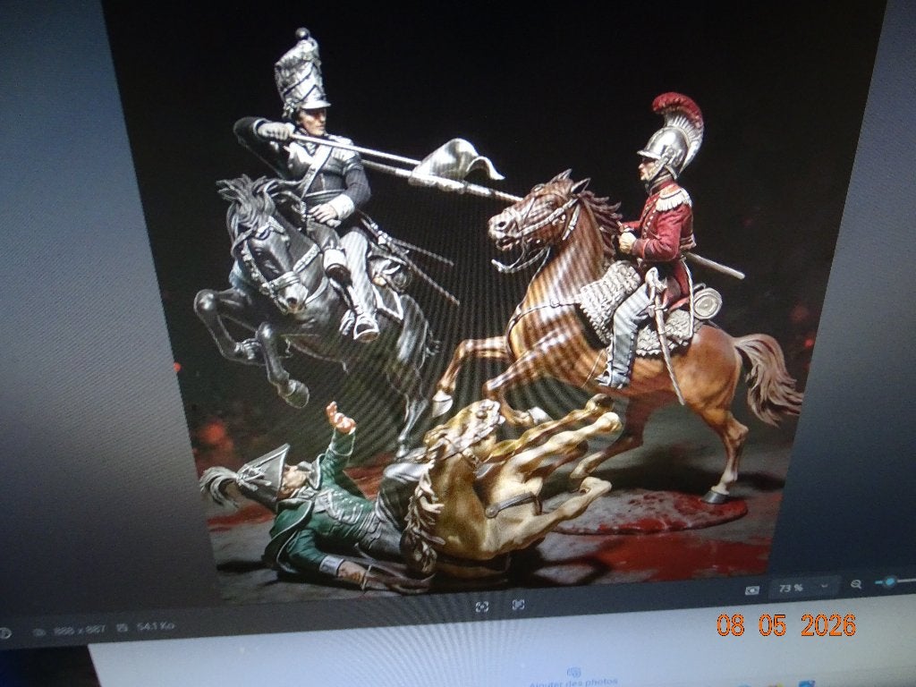 Soldat Napoléon en résine 1/32,, Hobby en Vrije tijd, Ophalen of Verzenden, Nieuw, Groter dan 1:35, Figuur of Figuren