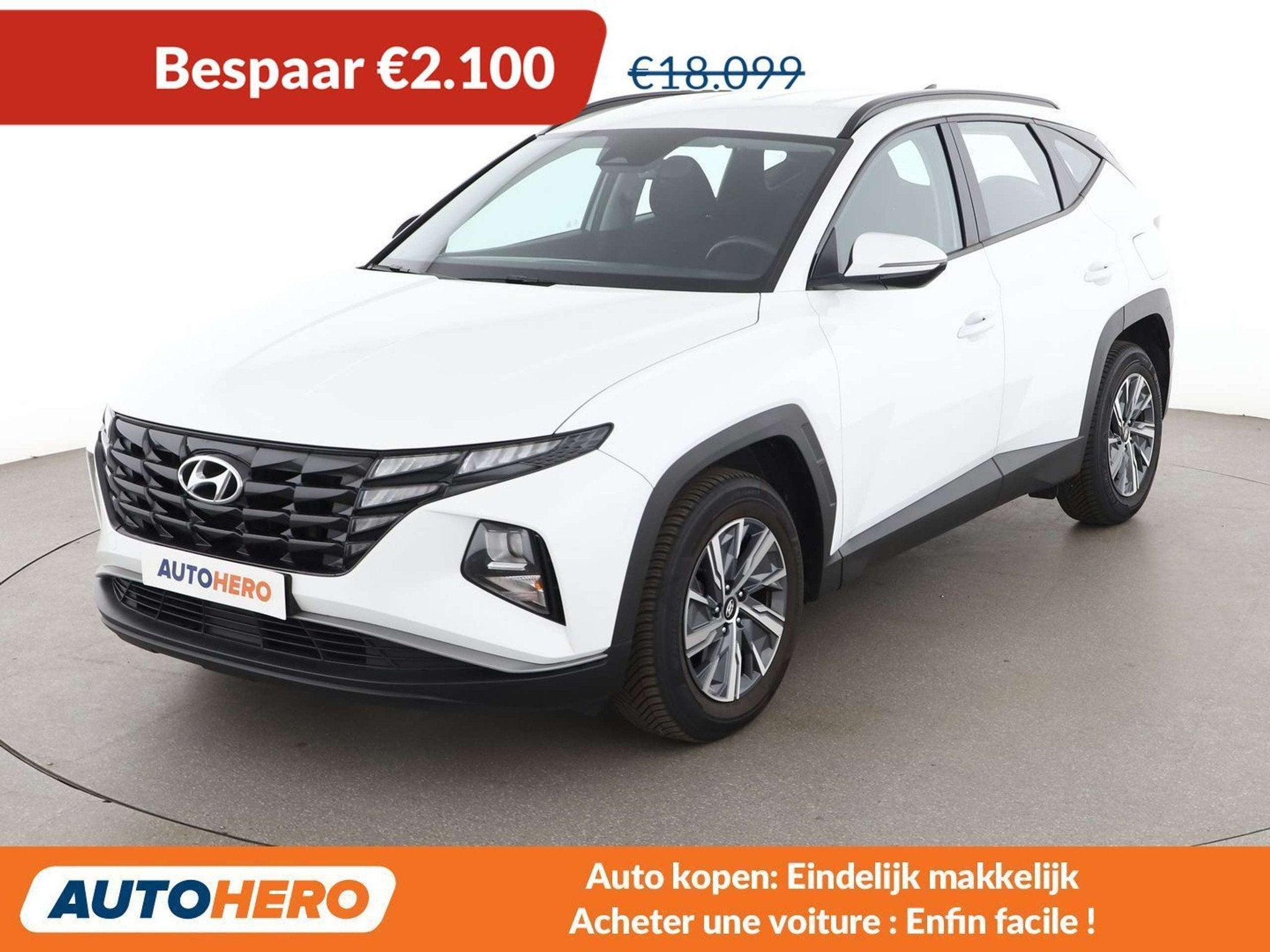 Hyundai Tucson 1.6 T-GDI Select 2WD (bj 2021), Auto's, Voorwielaandrijving, Stof, Gebruikt, 1650 kg
