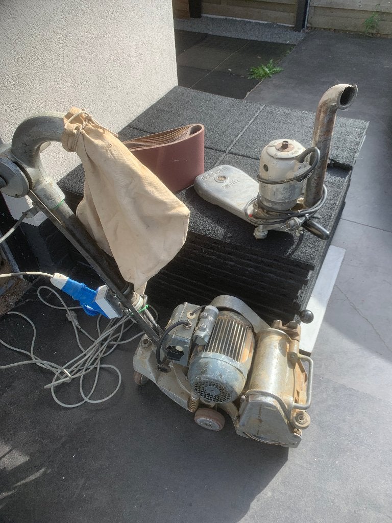 Schuurmachine parket, Ophalen, Gebruikt