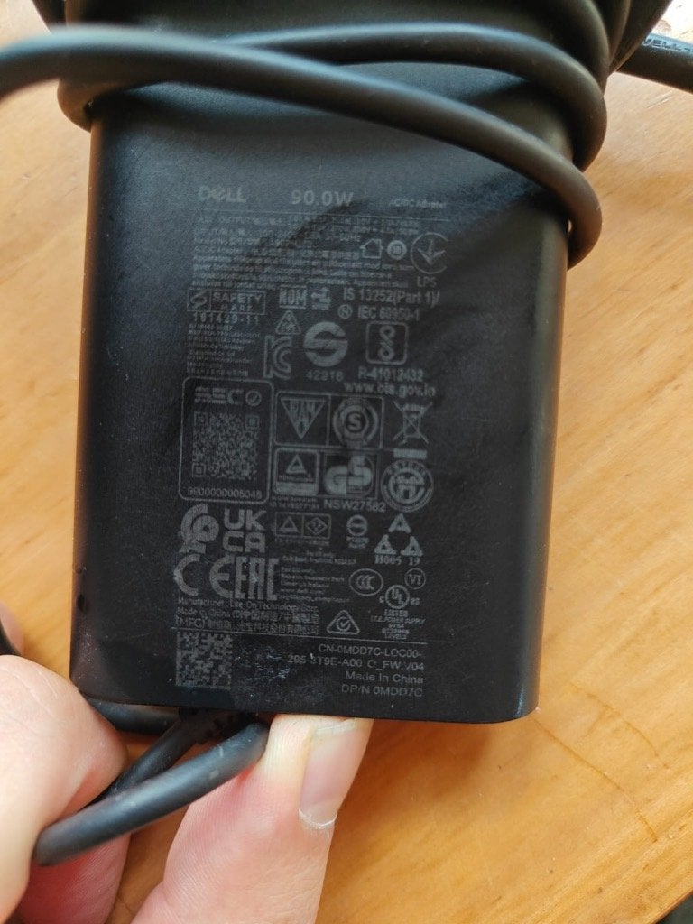 Dell 90W USB-C laptop charger — €25, Computers en Software, Ophalen, Gebruikt, Dell