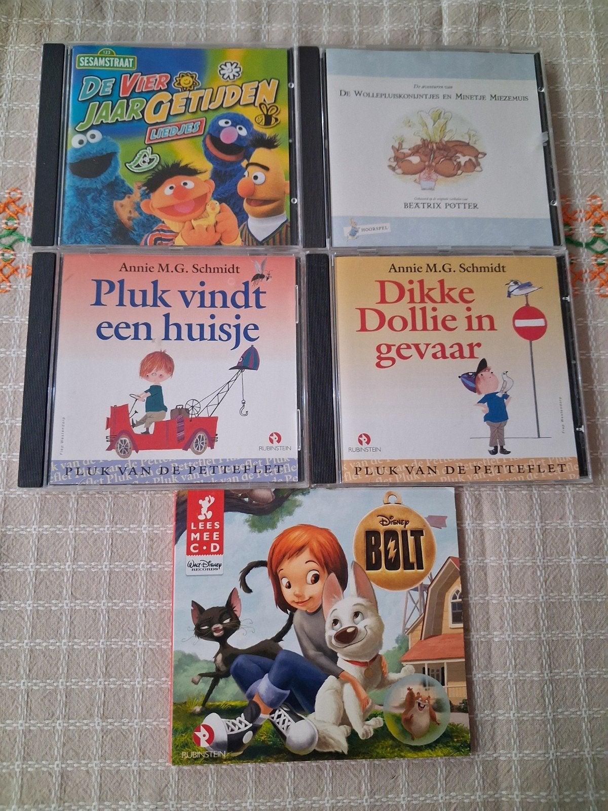 Set van 5 kinder cd's, Cd's en Dvd's, Cd's | Kinderen en Jeugd, Ophalen of Verzenden