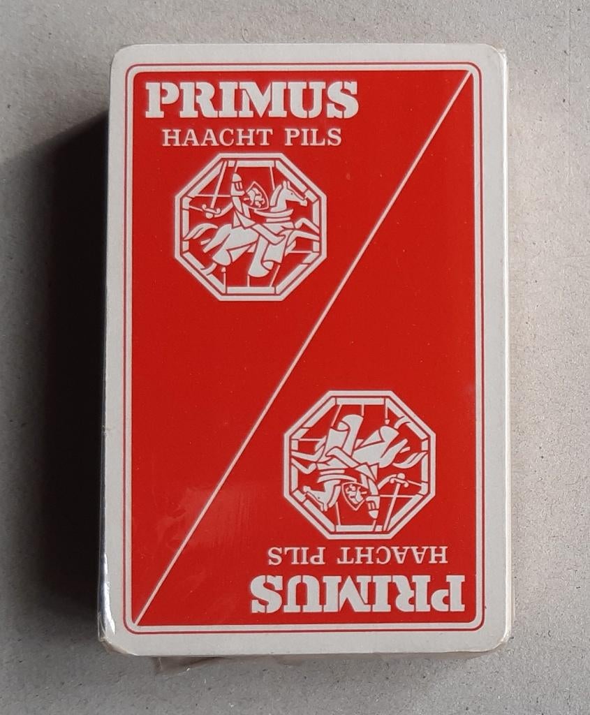 RECLAME SPEELKAARTEN BIER PRIMUS HAACHT PILS, Verzamelen, Ophalen of Verzenden, Speelkaart(en)