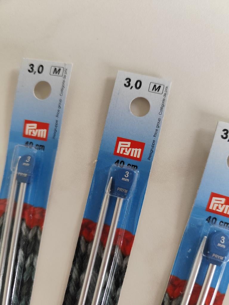 Breinaalden PRYM. 3mm/40 cm. NIEUW., Ophalen