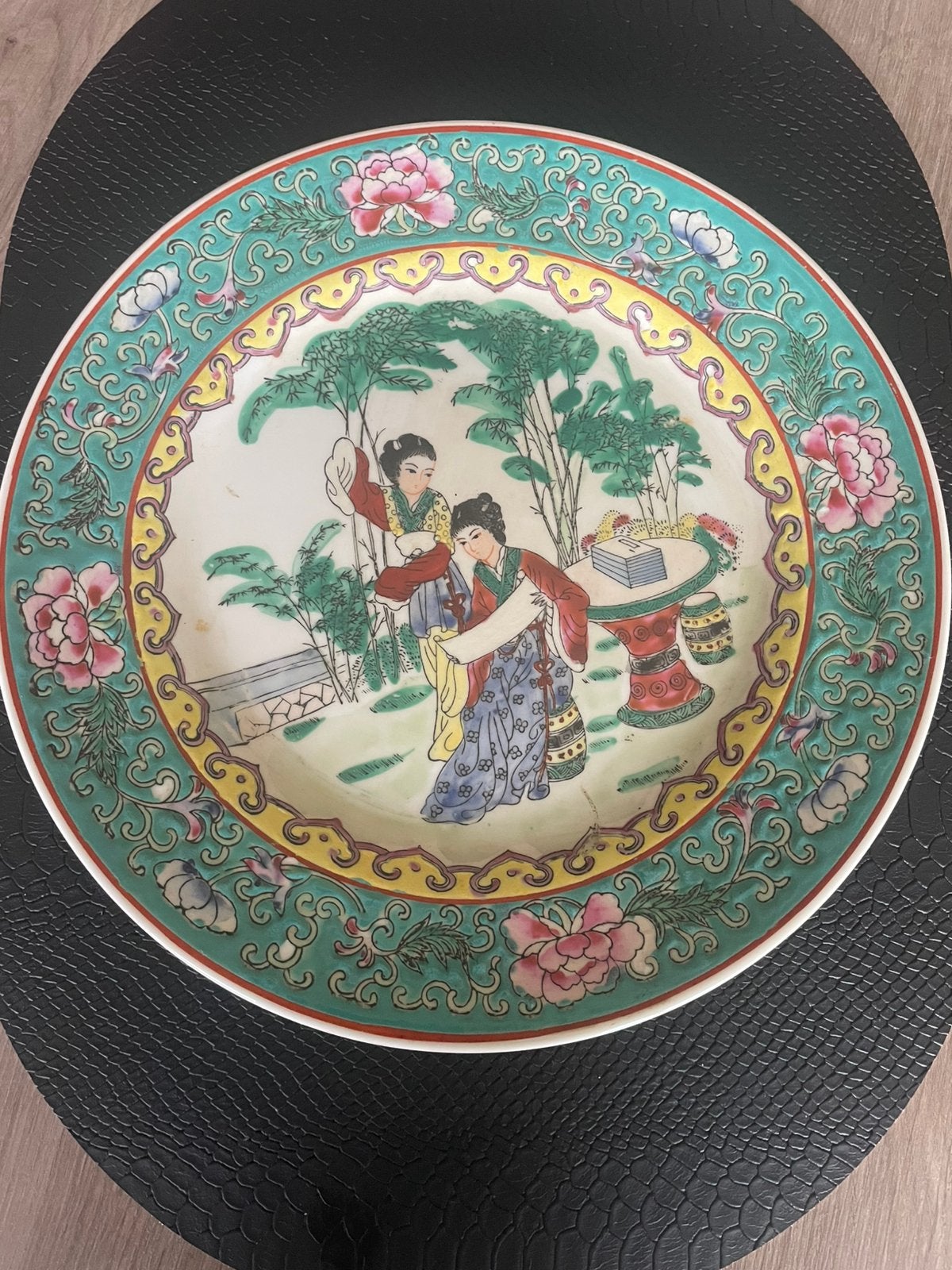 Chinese schotel + tas, Ophalen