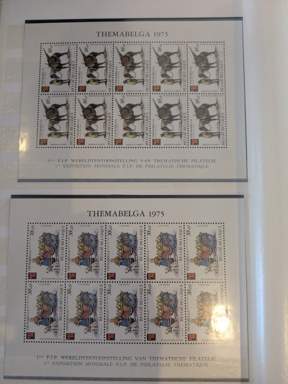 Timbres de Belgique, Enlèvement