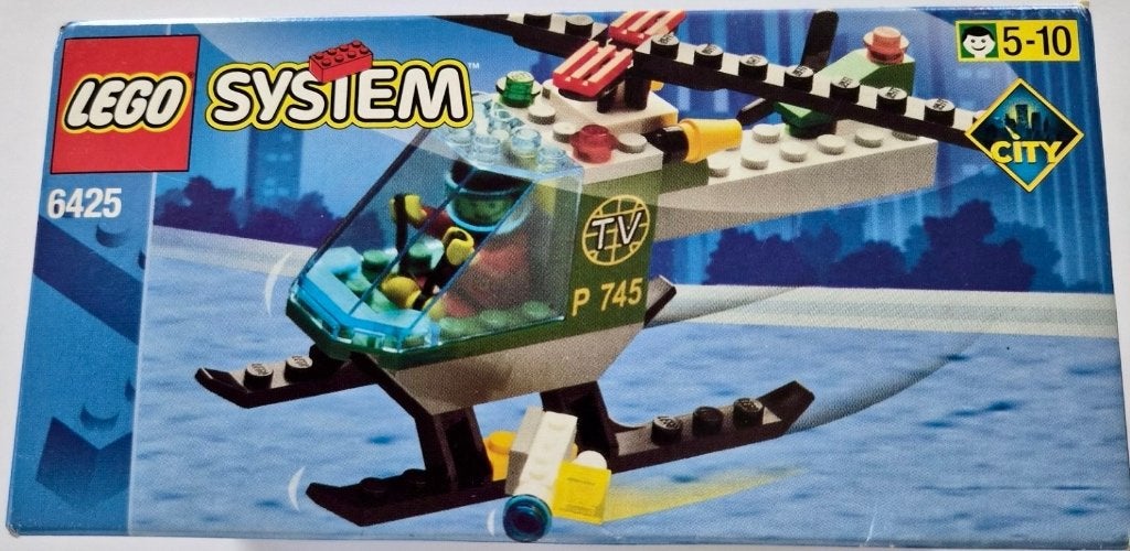 Lego System 6425 TV Chopper uit 1999, Lego, Nieuw, Ophalen of Verzenden, Complete set
