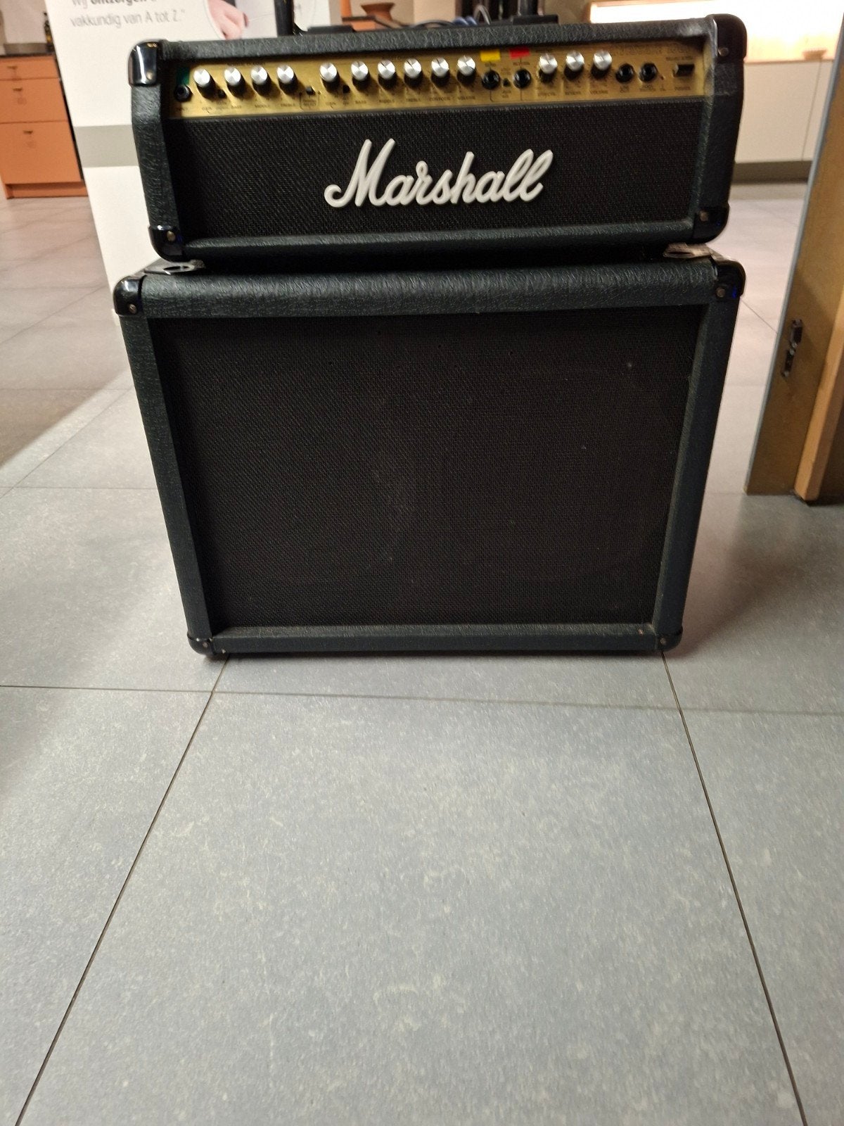marshall met cab, Ophalen, Gebruikt, Gitaar, 100 watt of meer