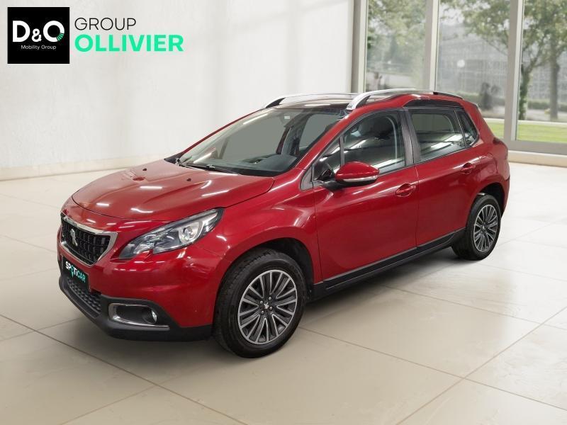 Peugeot 2008 Active - GPS - Carplay - Panodak, Autos, Rouge, Achat, Euro 6, Noir
