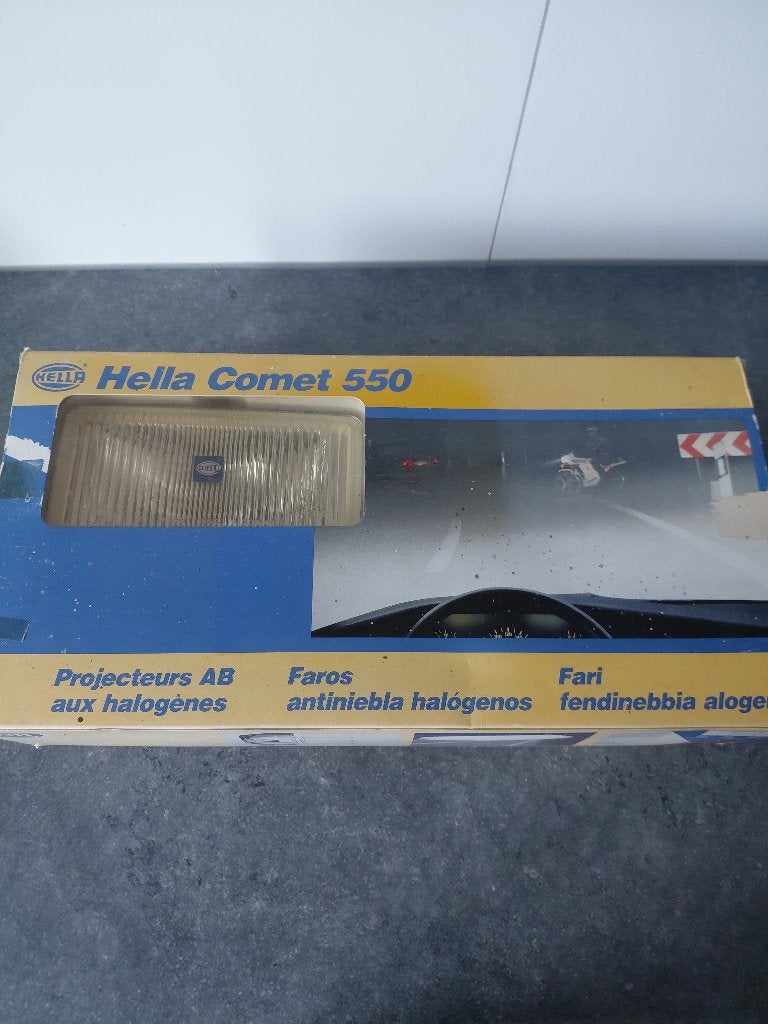 Set Hella Comet 550 Mistlampen Oldtimer VW Opel Volvo Rallye, Auto-onderdelen, Verzenden, Nieuw, Mercedes-Benz